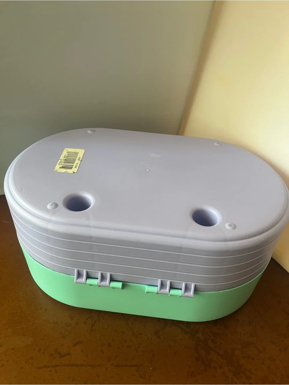 Caboodles Cosmetic Organizer in Mint and Lavender with Teal Accents